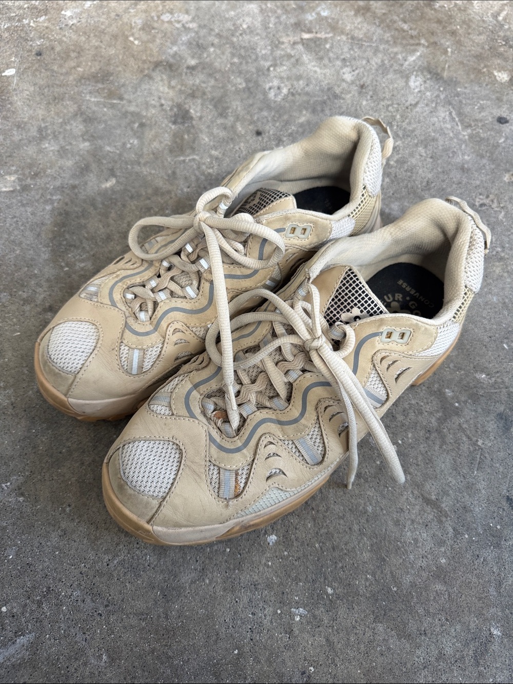 Converse x GOLF le FLEUR sneakers Biscotti colorway